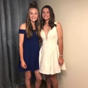 White Shail K. Homecoming/ Prom dress